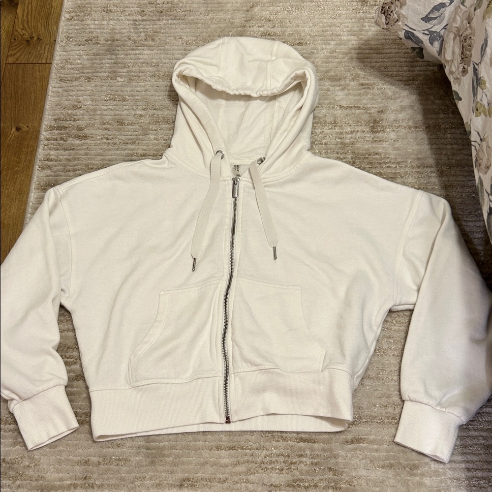 Calvin Klein White Performance Hoodie